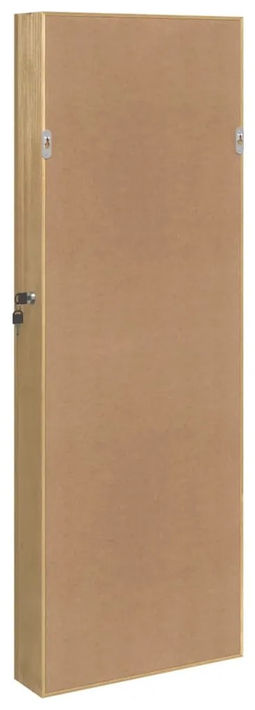 falra szerelhető tükrös ékszerszekrény 37,5x10x106 cm