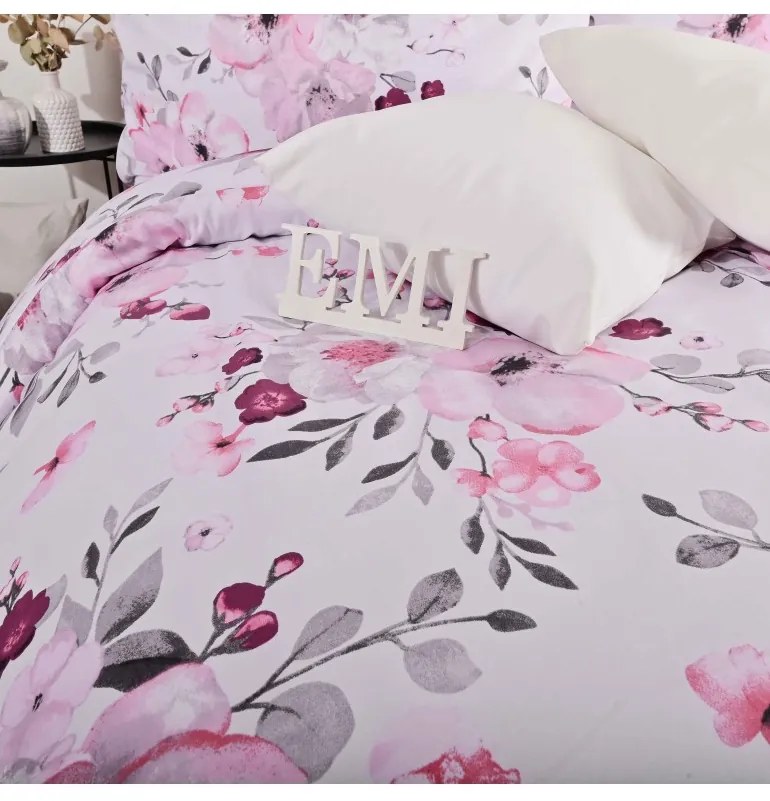 EMI Nelly szatén ágyneműhuzat, A kibővített egyszemélyes ágy szett tartalma: 1x 140x220 + 1x 70x90