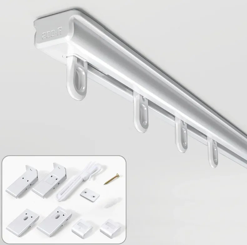 Alumínium Teleszkópos Kihúzható Függönykarnis 115 -210 Cm-es Függönyökhöz