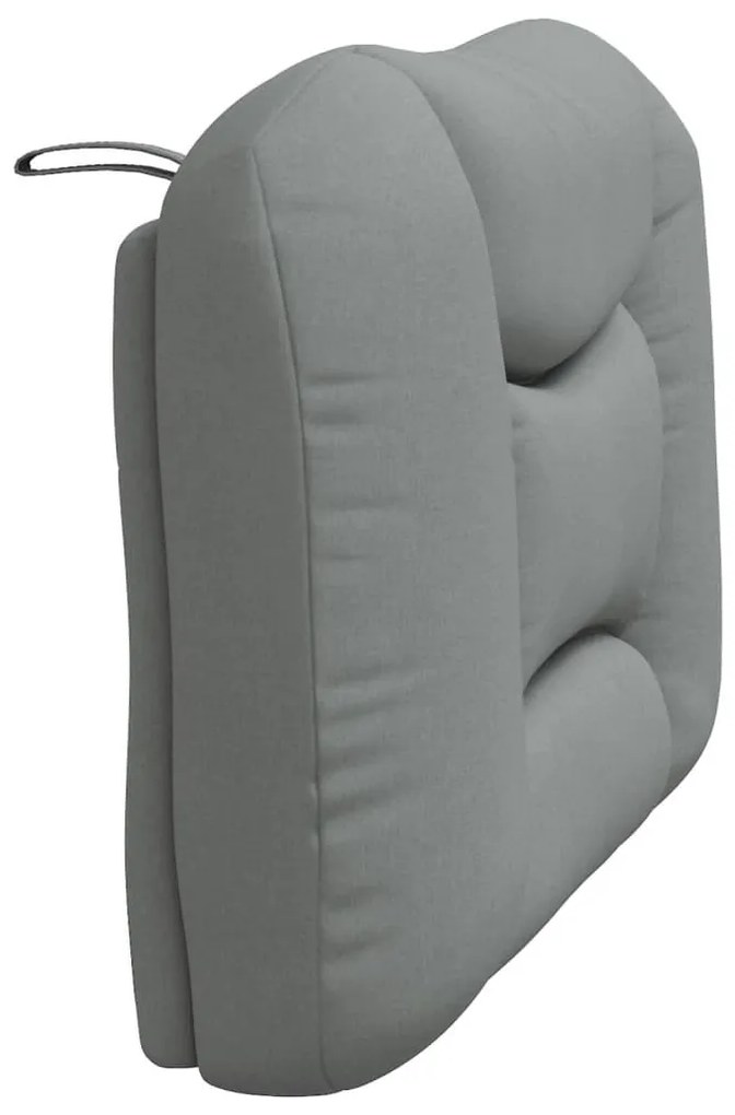 világosszürke szövet fejtámla párna 80 cm