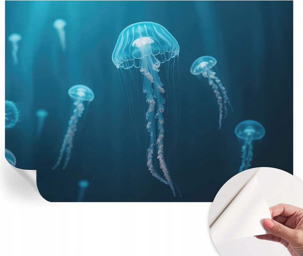 Öntapadós tapéta Falfestmény Prémium Tengeri elegancia 208x146 cm