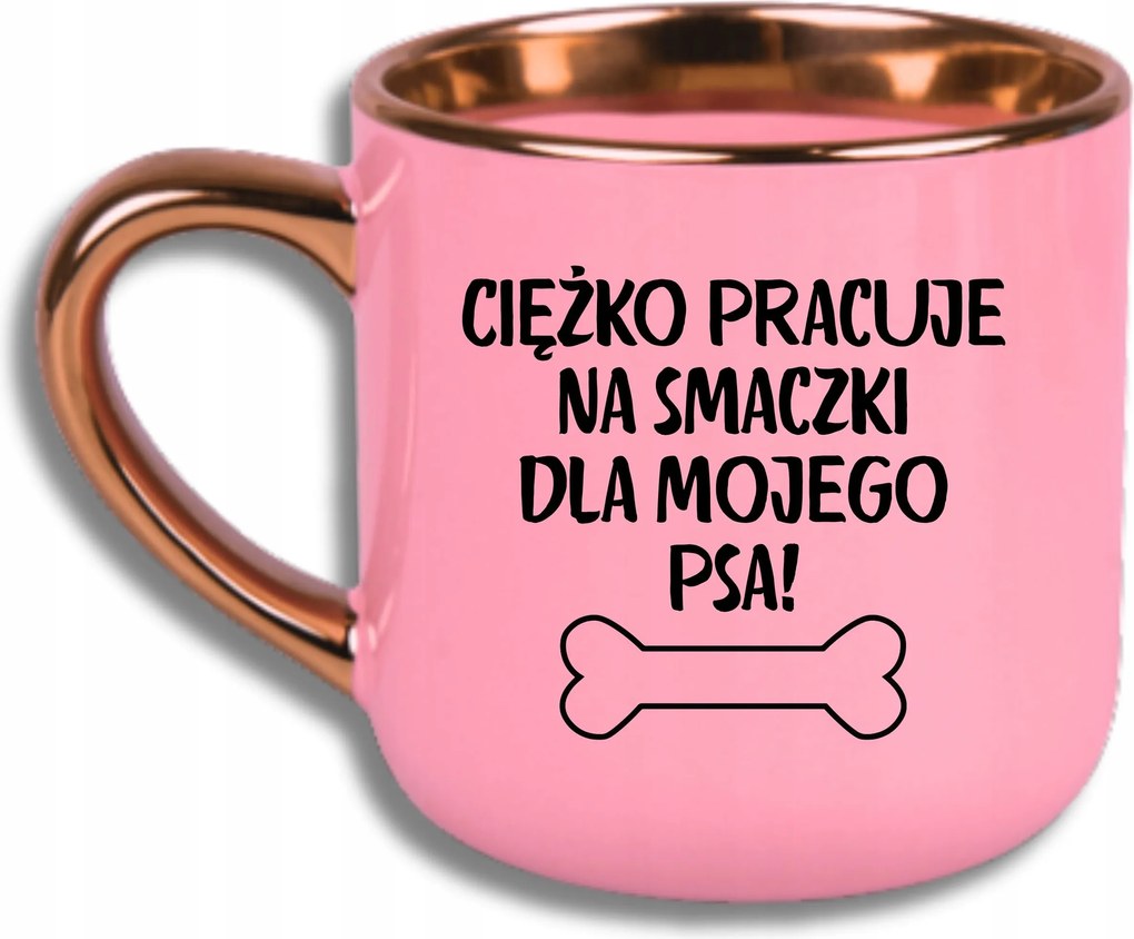 Bögre Rózsaszín Elegáns Nagy Vicces Ajándék És Ízek A Kutyámnak!