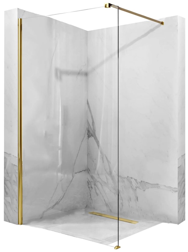 Zuhanyfal Rea Aero Gold N 80 Walk In