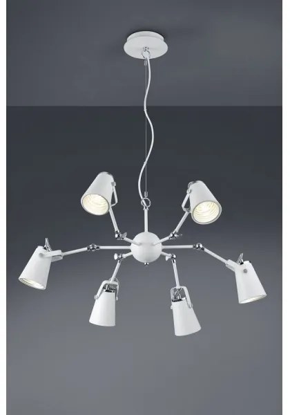 Trio - Csillár zsinóron EDWARD 6xE14/40W/230V
