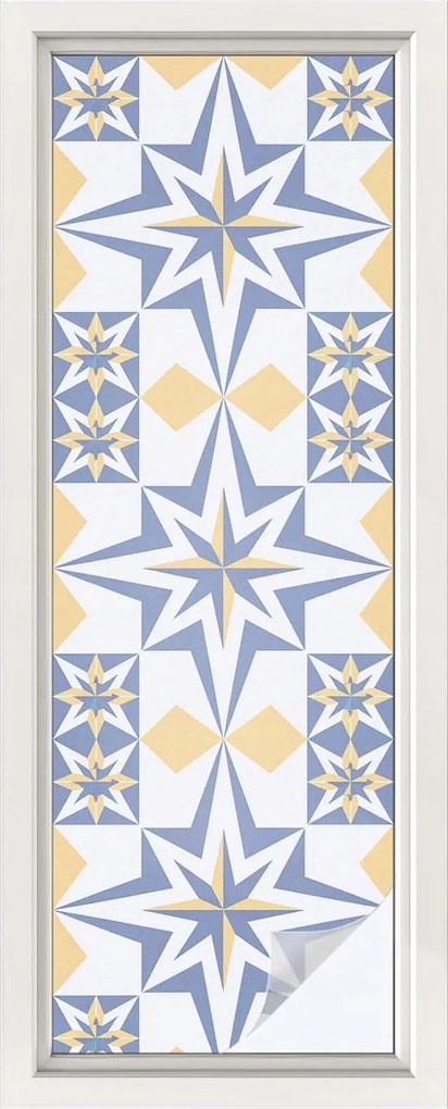 Tejfólia Ablaküveghez Öntapadós Adatvédelem Csillag minta 50x146