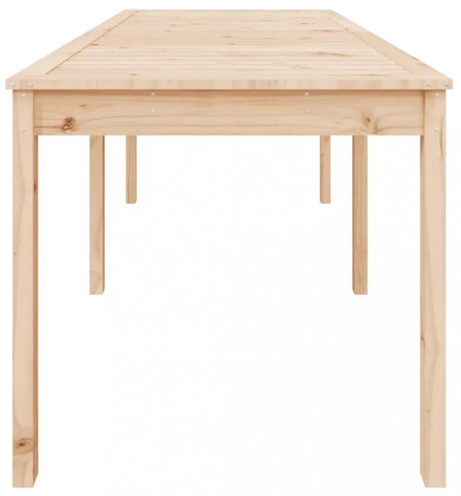 tömör fenyőfa kerti asztal 159,5 x 82,5 x 76 cm