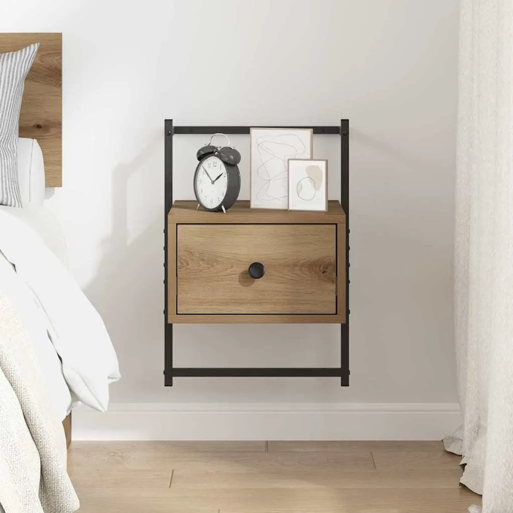 Éjjeliszekrény fiókkal Artisan tölgy 35 x 30 x 51 cm Faanyag