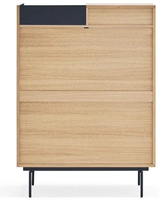 Valley világosbarna-kék szekrény - Teulat