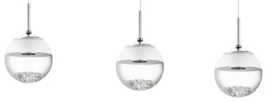 EGLO 93784 - MONTEFIO 1 függeszték 3xLED/5W