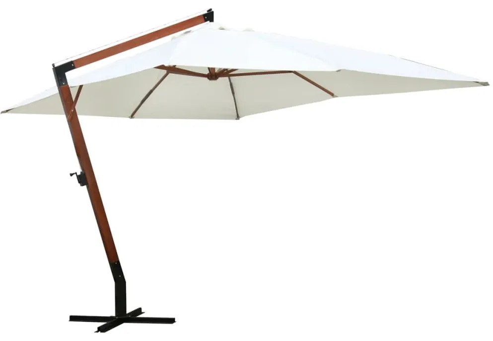 vidaXL fehér napernyő 300 x 400 cm