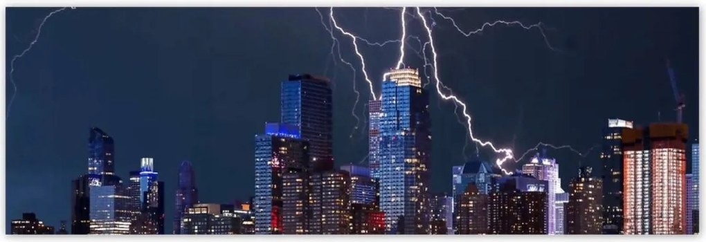 Poszterek 200x66 New York éjszaka