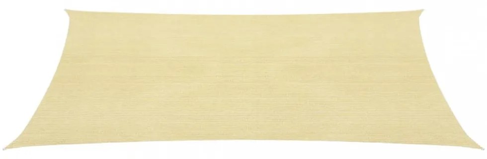 vidaXL bézs HDPE napvitorla 160 g/m² 2,5 x 3,5 m