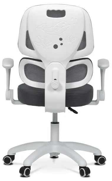 Gyerek Forgószék, Magasságállítás, Szürke Hálós. KA-K1063 GREY