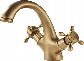 Mosdó csaptelep Old Retro sárgaréz