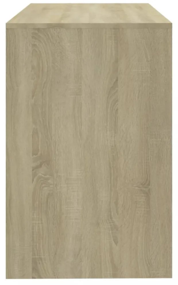 sonoma tölgy színű szerelt fa íróasztal 101x50x76,5 cm