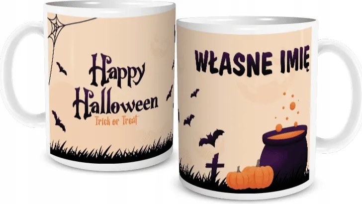 Happy Halloween Bögre Ajándék Névvel