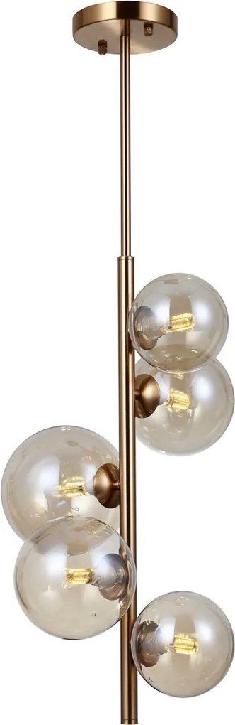 Italux modern függeszték canello borostyán mézédes sárgaréz itxpnd-406007-v5-hbr