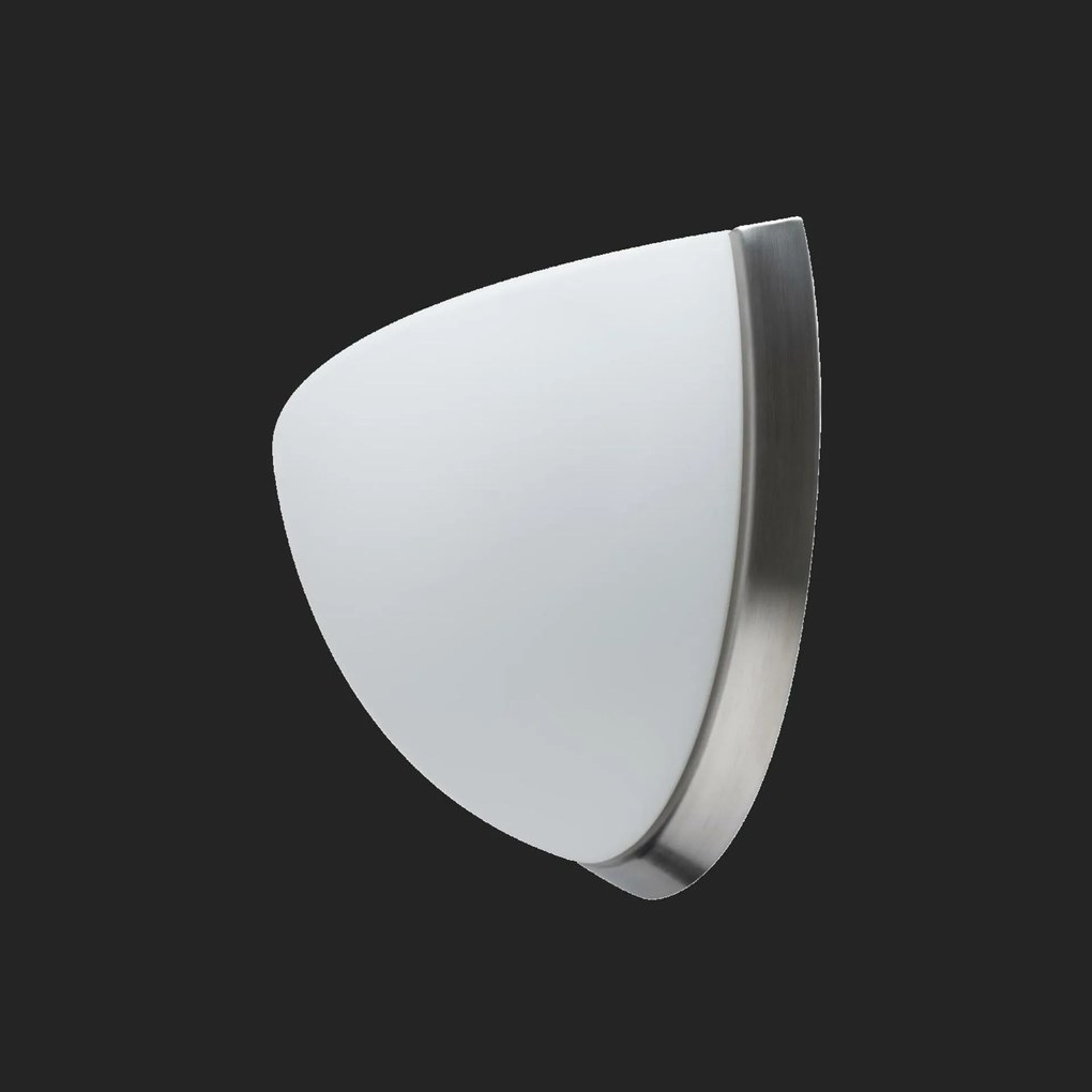 Osmont 44592 Nela DL2 fali üveg lámpa szálcsiszolt rozsdamentes acél fehér IP43