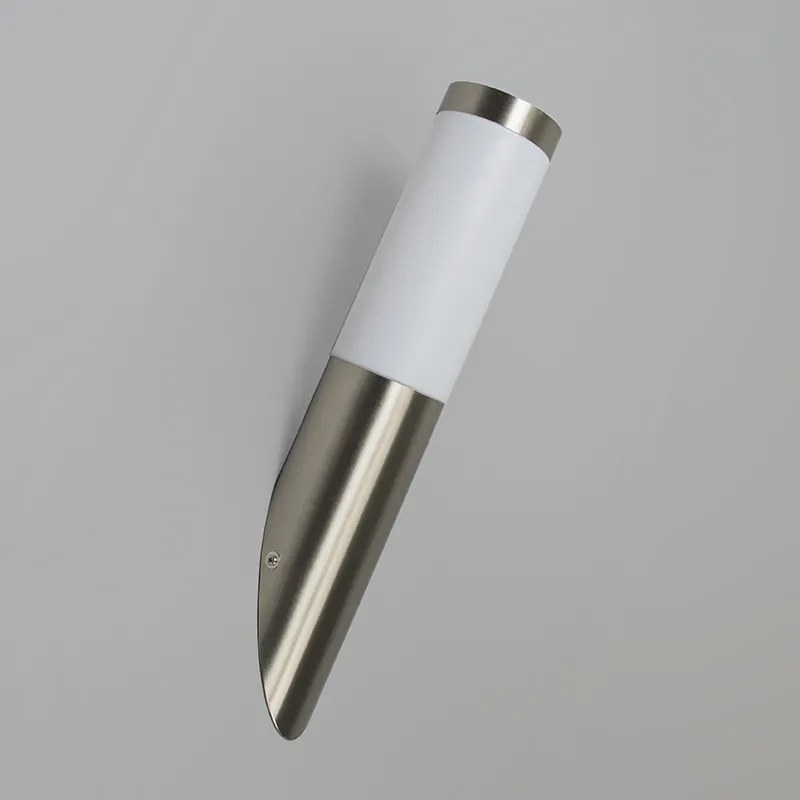 Modern kültéri fali lámpa acél IP44 - Rox