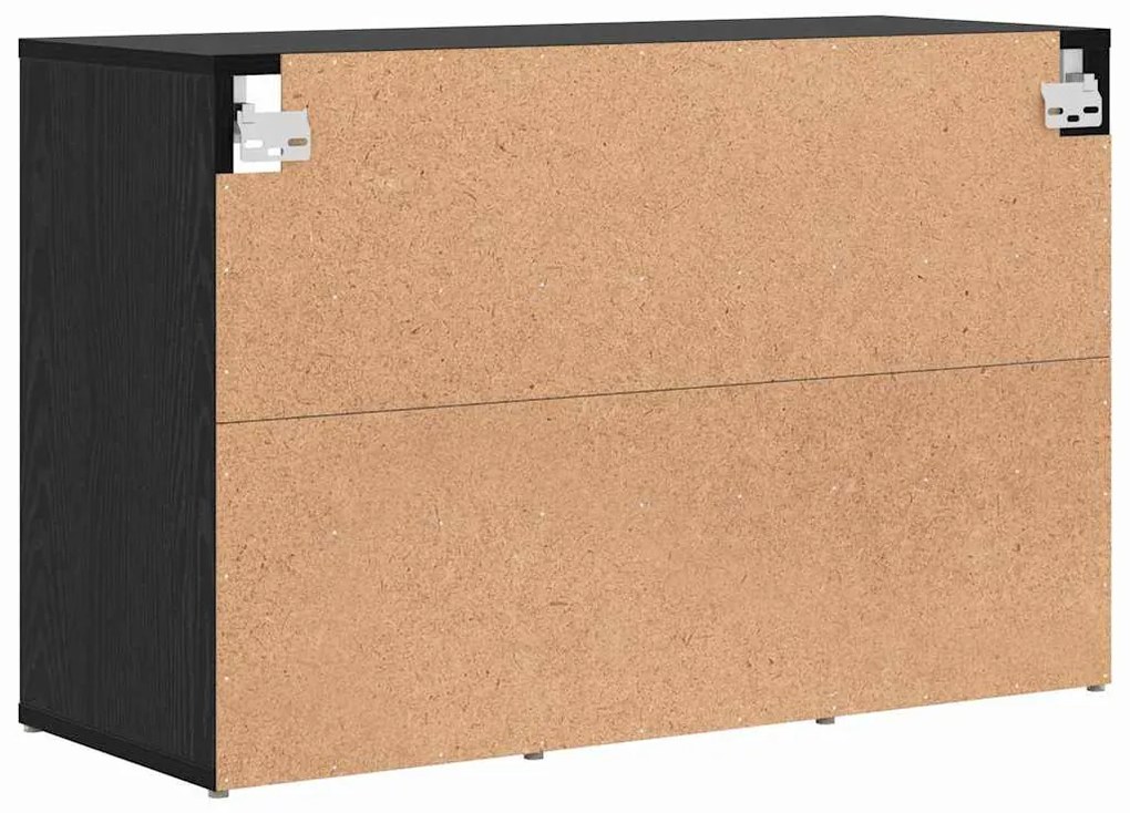 Cipősszekrény polcokkal Musta tammi 77.5 x 30 x 51 cm Faanyag