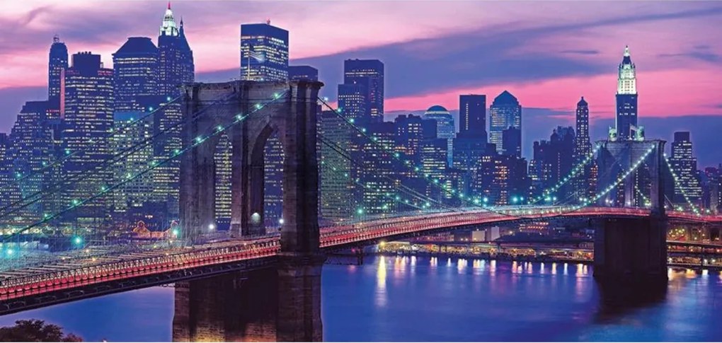 New York Brooklyn Bridge 13200 db-os puzzle Clementoni