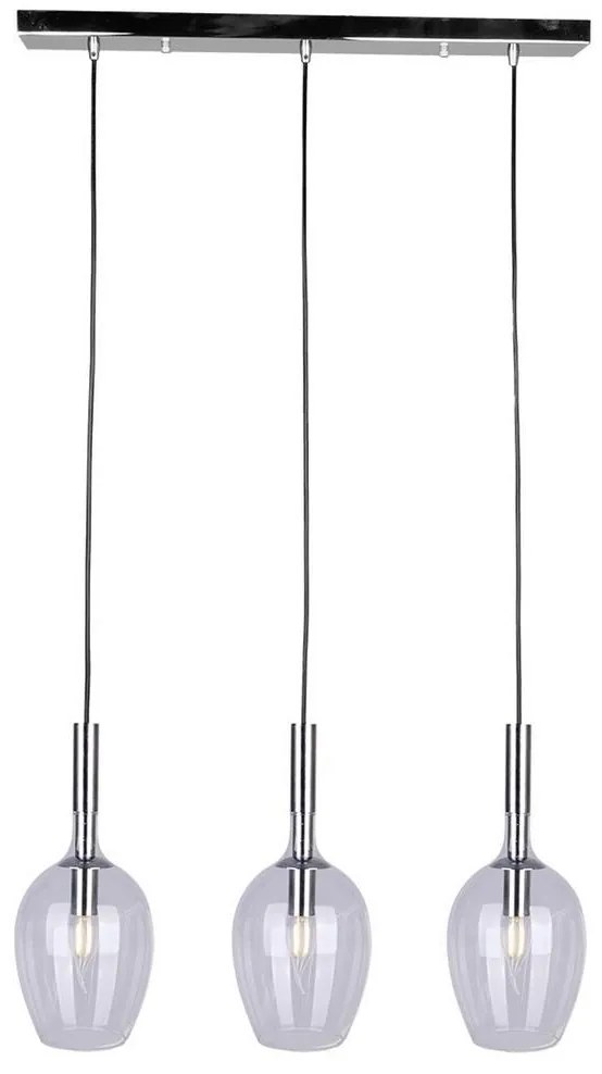 Csillár zsinóron TANGO 3xE14/40W/230V átlátszó