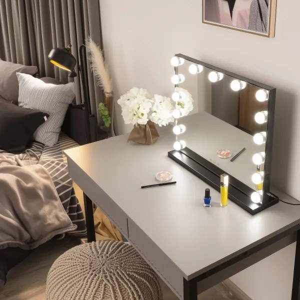 Brilagi - HOLLYWOOD LED smink tükör, állítható fény, 15W, 230V, 3000-6500K