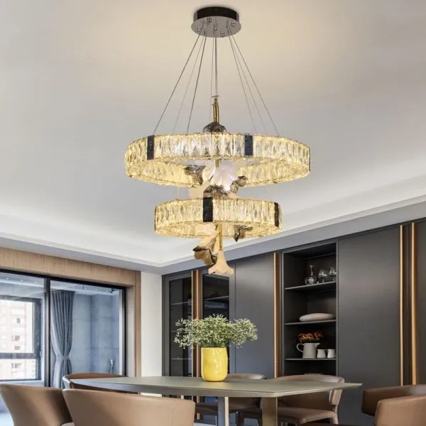 LED állítható fényerejű kristály csillár kábellel LED/70W/230V + DO