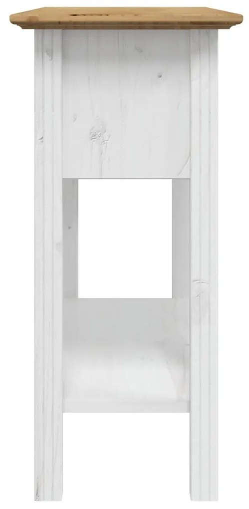 BODO barna tömör fenyőfa tálalóasztal 91x35x74 cm