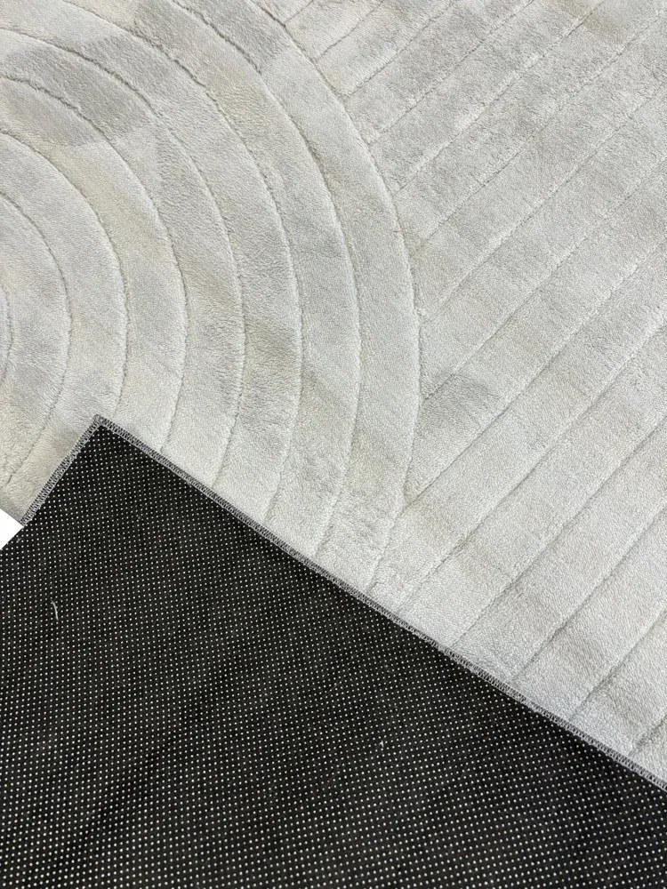 Salerno 3664 szürke shaggy szőnyeg 160x220 cm