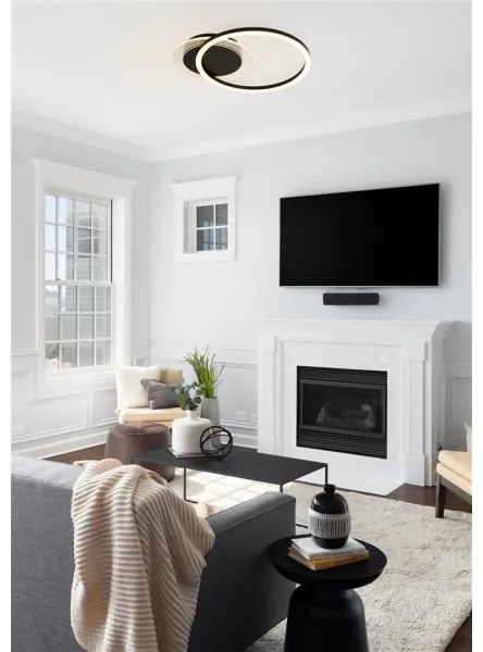 Searchlight 13650BK - LED dimmelhető mennyezeti lámpatest CONTOUR LED/24W/230V 3000K