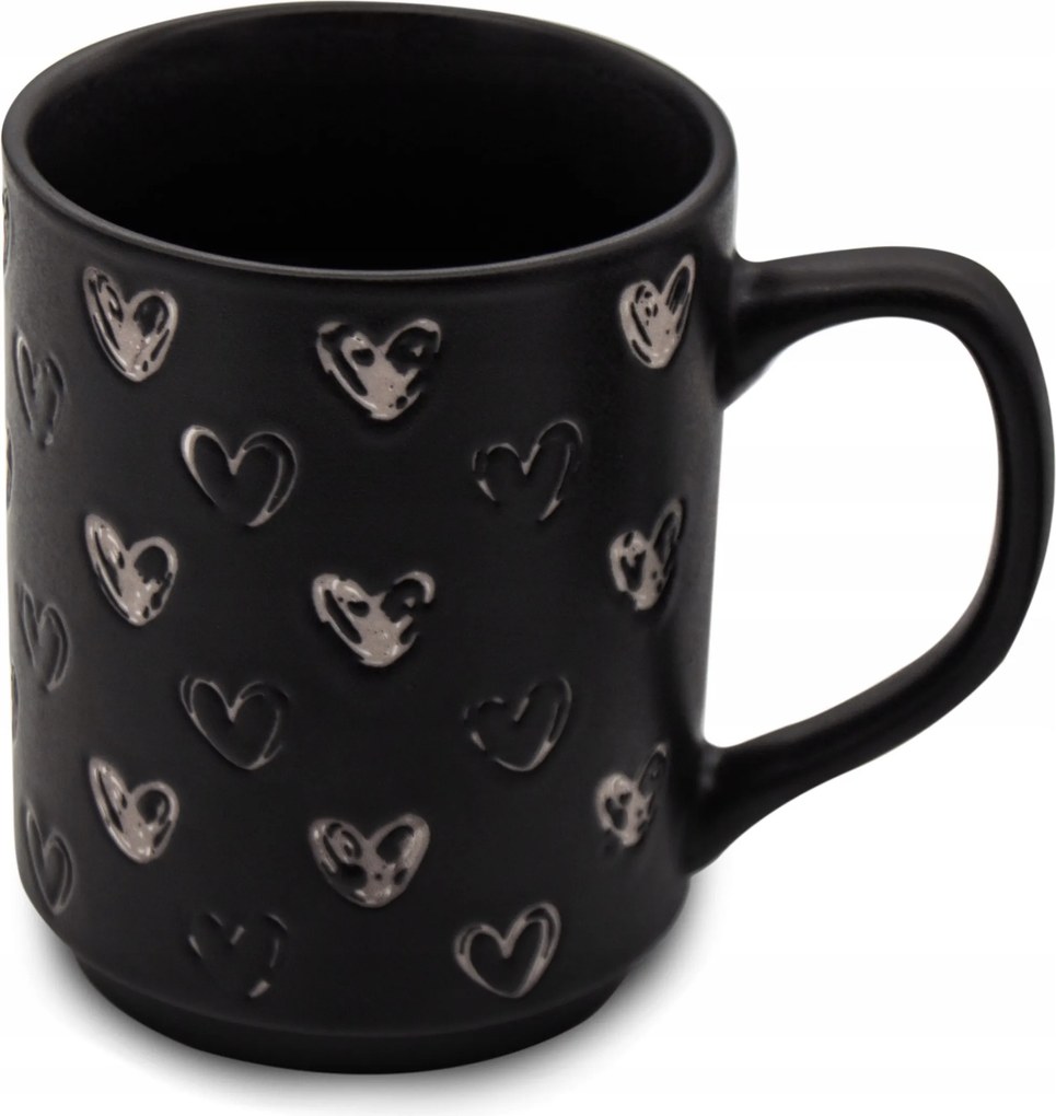 Bögre 340ML Grafit Bögre Hagyományos Univerzális Kávé Tea Ajándék