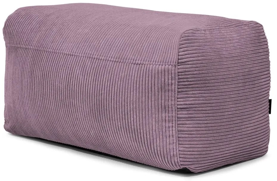 Lila kordbársony babzsákfotel Plus 100 Lounge – SLOWDOWN