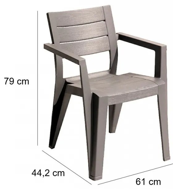 Juliemore 4+1 kerti bútor garnitúra szett