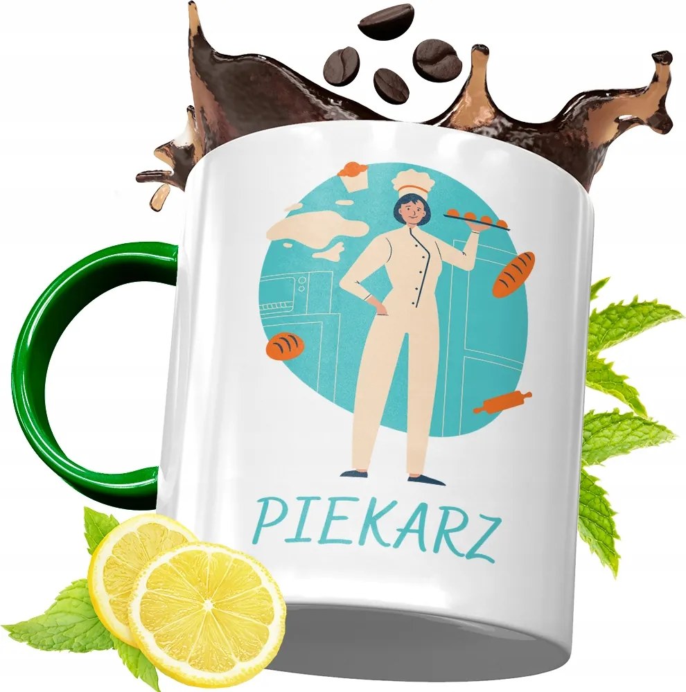 Zöld Bögre Szakácsnak Tökéletes Ajándék fényképes nyomtatással