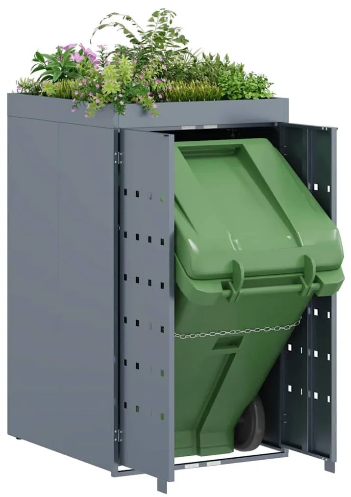 Kukás Tároló Virágzó Tetővel Egyszemélyes 240L Kukához