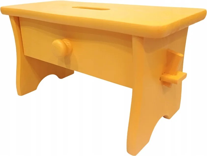 Magas Narancssárga Szék Fiókkal Zsámoly Bömbölő Eszköz Segédeszköz
