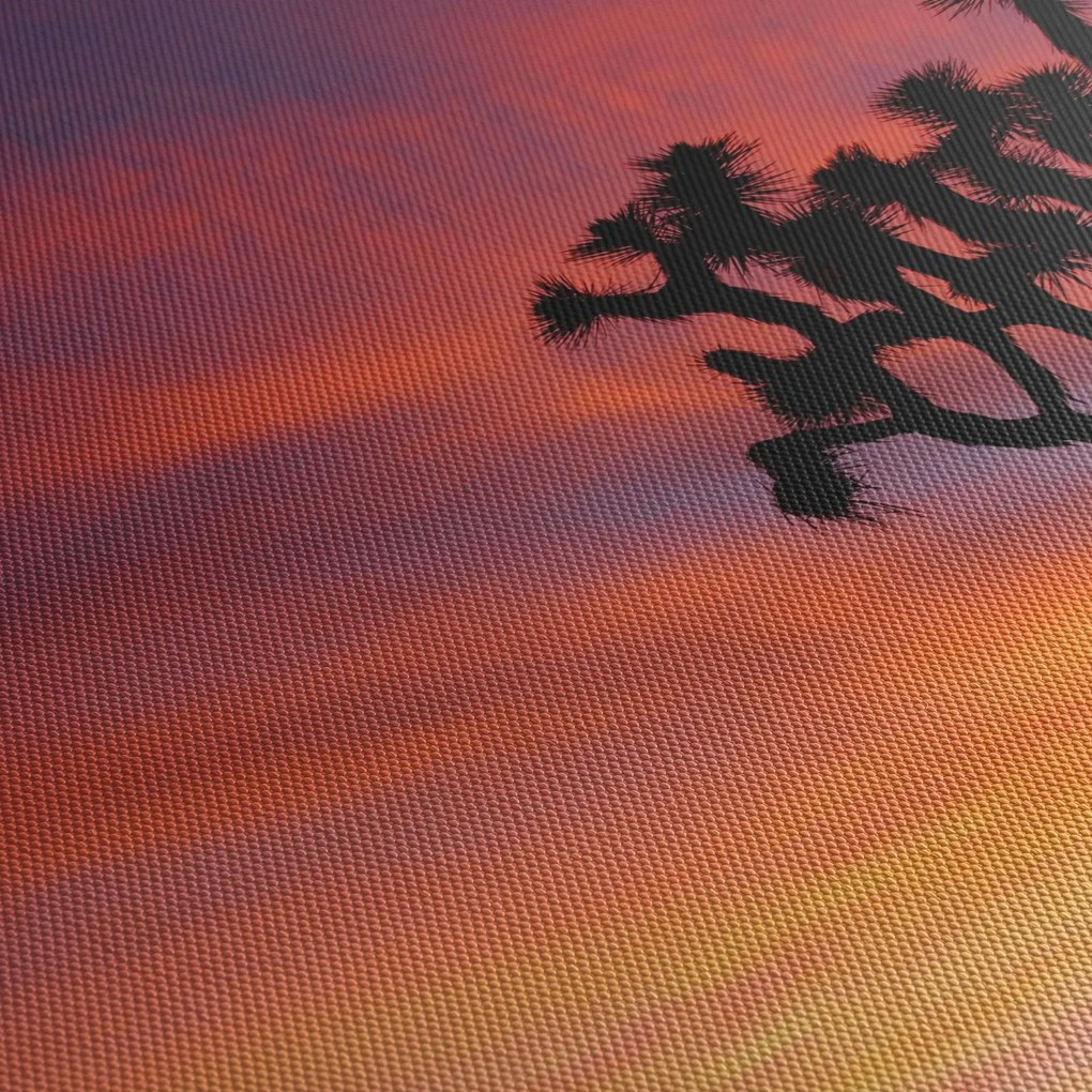 Naplemente egy fa sziluettje felett (90x60 cm)
