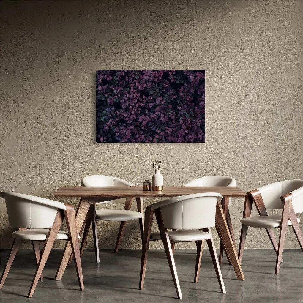 Sötétvörös levelek képe (90x60 cm)