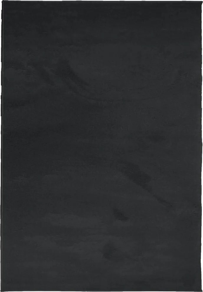 vidaXL OVIEDO fekete rövid szálú szőnyeg 140 x 200 cm