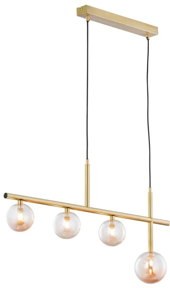 Jupiter 1899 - NEPTUN kábeles csillár 4xG9/14W/230V arany