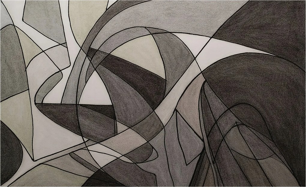 Fotótapéta Flizelin Design Divatos geometrikus absztrakt 416x254