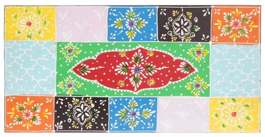 Fali Polcok 2 db 40x20x6 cm Tömbfa Mangó