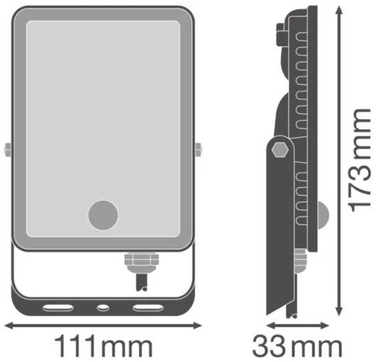 Ledvance - LED Kültéri reflektor érzékelővel FLOODLIGHT LED/20W/230V IP65