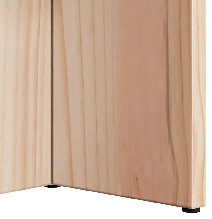 Dohányzóasztal Természetes 80 x 39.5 x 35 cm Tömör fenyőfa