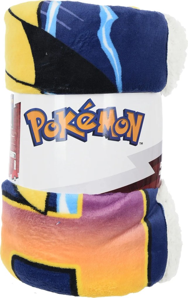 Pokémon Catch' em All sherpa takaró 140x190 cm