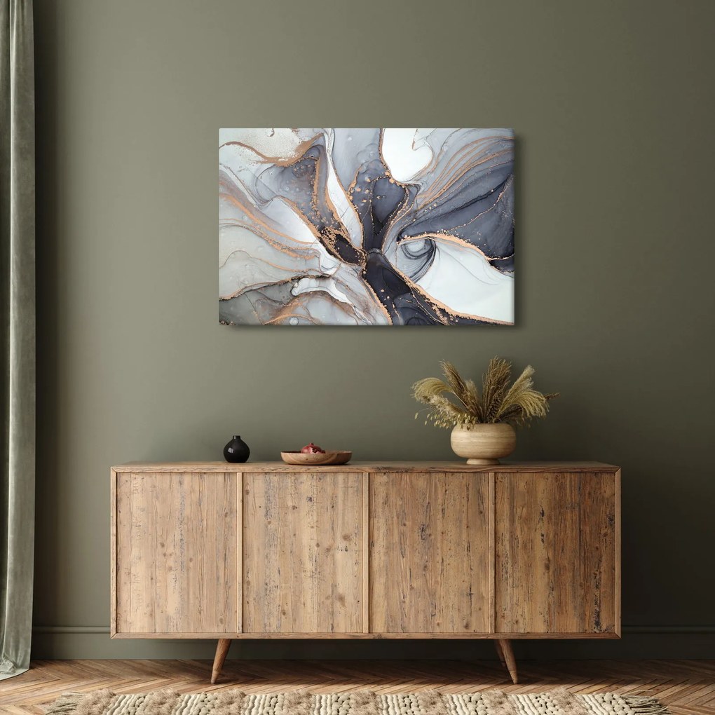 Kép - Szürke márvány (90x60 cm)