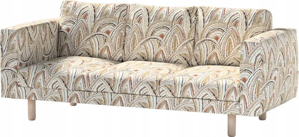 Norsborg 3 személyes kanapé huzat Ikea narancssárga