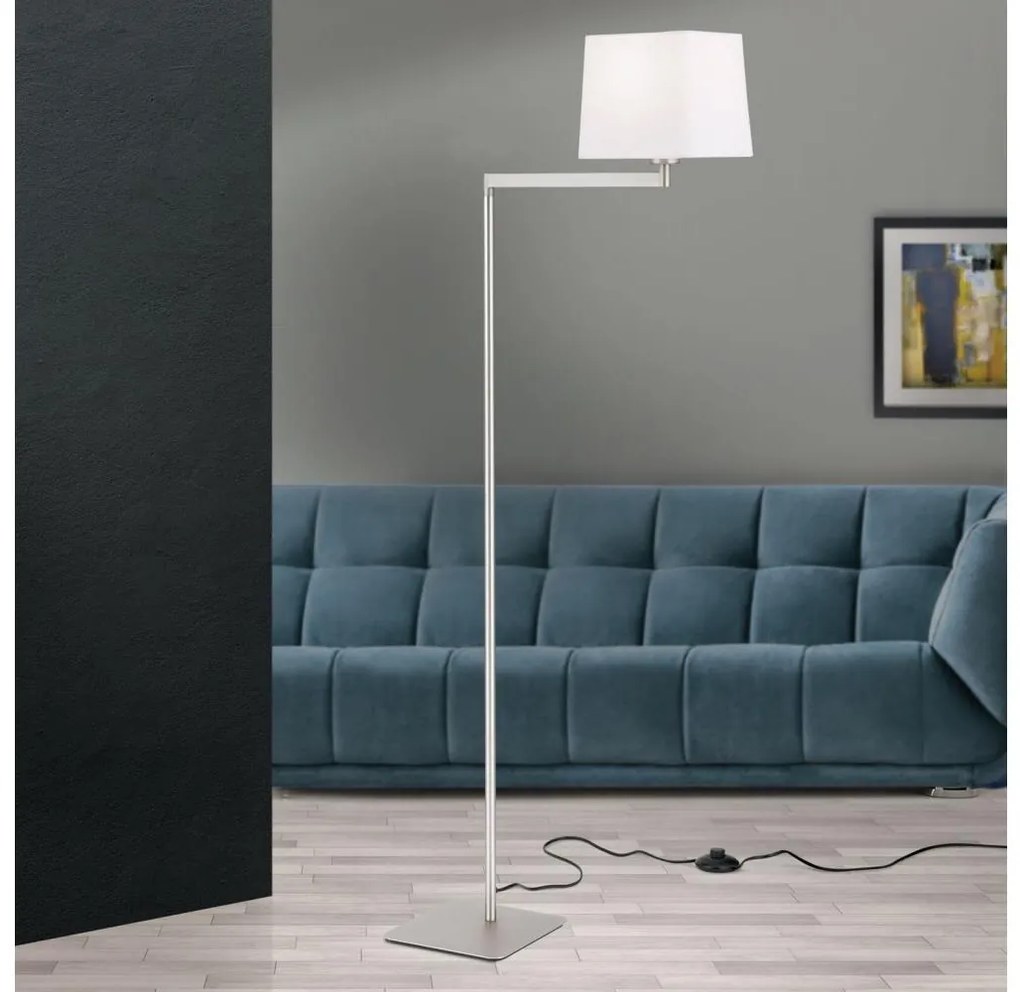 Orion Stl 12-1187/1 - Állólámpa CARLTON 1xE27/40W/230V fehér/matt króm