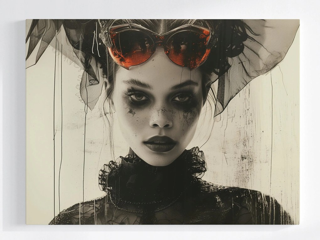 Canvas Vászonkép Portré Noir Art Deco Glamour Retro Nő 80x60